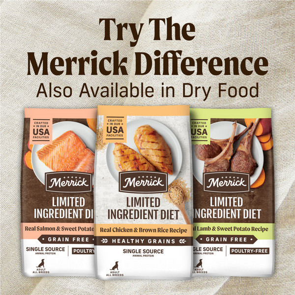 Merrick Limited Ingredient Diet Real Lamb Recipe Canned Dog Food