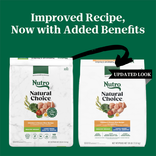 Nutro Wholesome Essentials Healthy Weight Large Breed Adult Farm-Raised Chicken, Rice & Sweet Potato Dry Dog Food