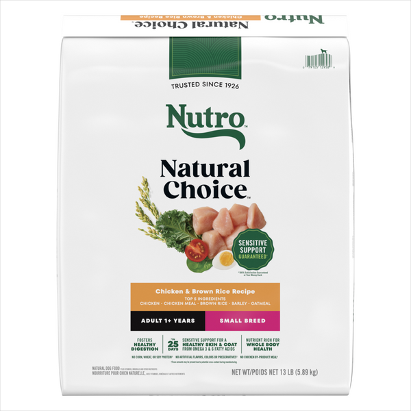 Nutro Wholesome Essentials Small Breed Adult Farm-Raised Chicken, Brown Rice & Sweet Potato Dry Dog Food