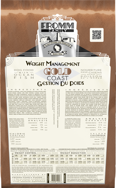Fromm Gold Coast Grain Free Weight Management Dry Dog Food