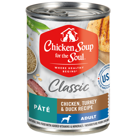 Chicken Soup Adult Chicken, Turkey & Duck Pate Can Dog Food