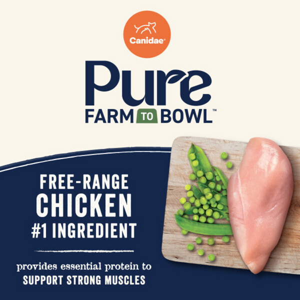 Canidae Pure Farm To Bowl Healthy Weight Free-Range Chicken & Pea Recipe Dog Food