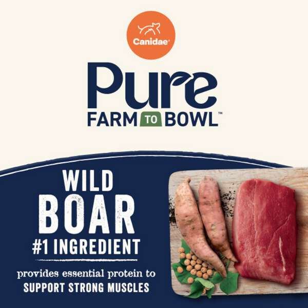 Canidae Pure Farm To Bowl Wild Boar & Garbanzo Bean Recipe Dog Food