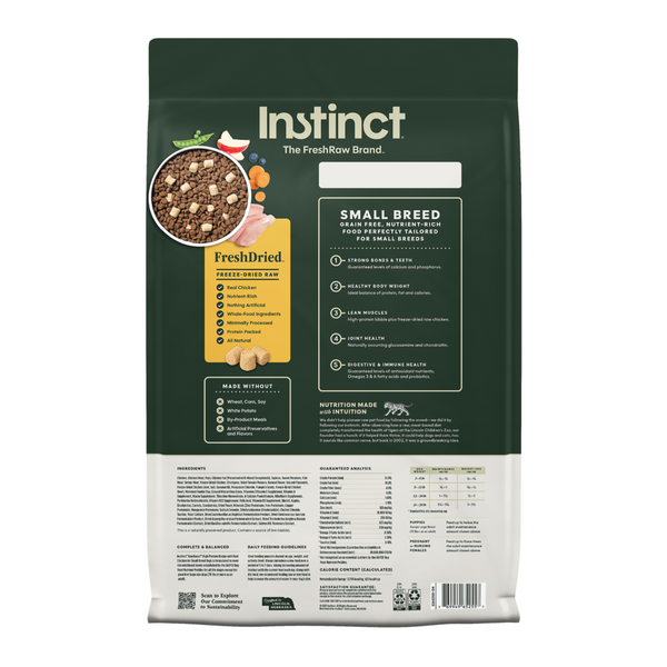 Instinct Raw Boost Grain Free Chicken Small Breed Dry Dog Food