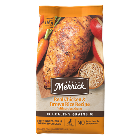 Merrick Healthy Grains Chicken and Brown Rice Adult Dry Dog Food