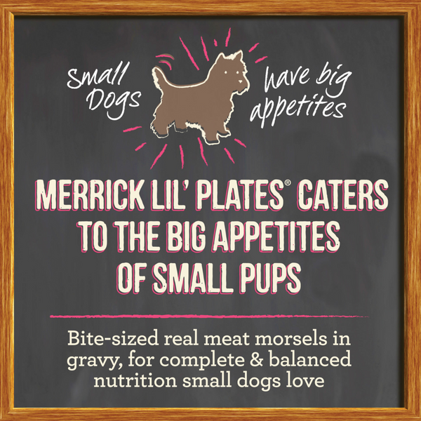 Merrick Lil' Plates Grain Free Dainty Duck Medley Small Breed Adult Wet Dog Food