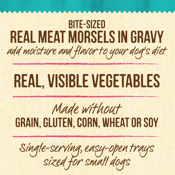 Merrick Lil' Plates Grain Free Dainty Duck Medley Small Breed Adult Wet Dog Food