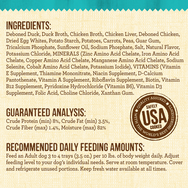 Merrick Lil' Plates Grain Free Dainty Duck Medley Small Breed Adult Wet Dog Food