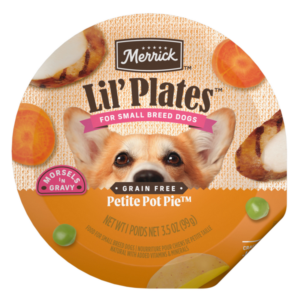Merrick Lil' Plates Grain Free Petite Pot Pie Small Breed Adult Wet Dog Food