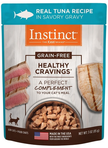 Instinct Healthy Cravings Grain Free Tuna Wet Cat Food Topper