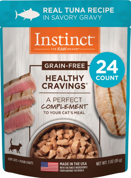 Instinct Healthy Cravings Grain Free Tuna Wet Cat Food Topper