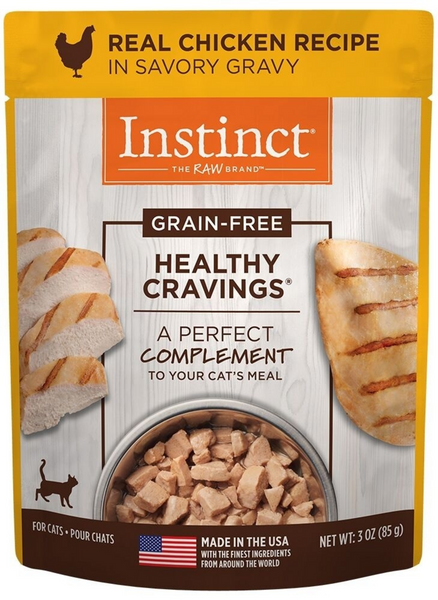 Instinct Healthy Cravings Grain Free Chicken Wet Cat Food Topper