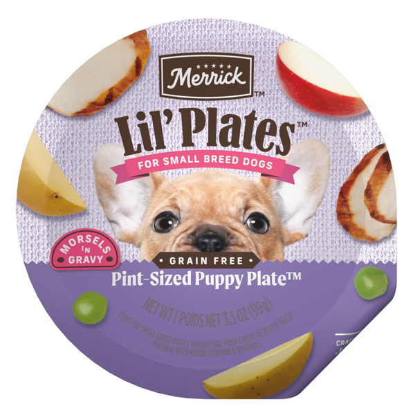 Merrick Lil' Plates Grain Free Pint Sized Pup Small Breed Wet Puppy Food