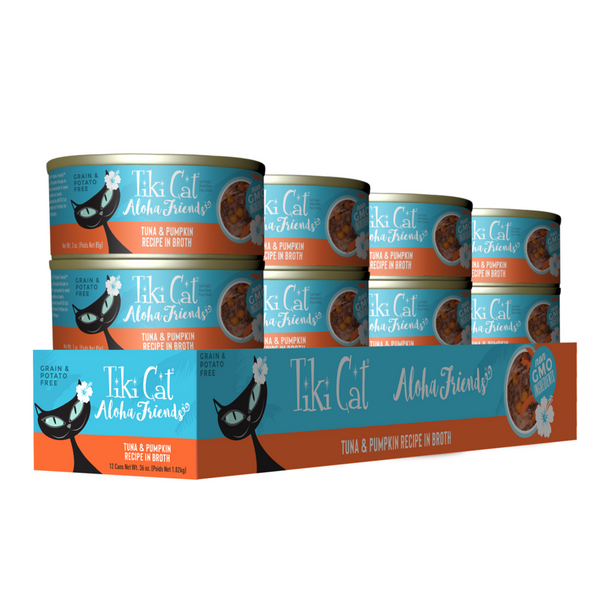 Tiki Cat Friends Grain Free Tuna with Pumpkin Canned Cat Food