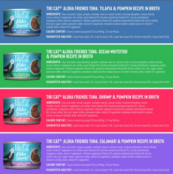 Tiki Cat Friends Tuna Variety Pack Wet Cat Food