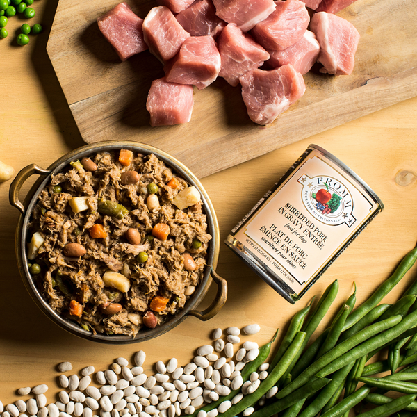 Fromm Four Star Shredded Pork in Gravy Entree Grain Free Canned Dog Food