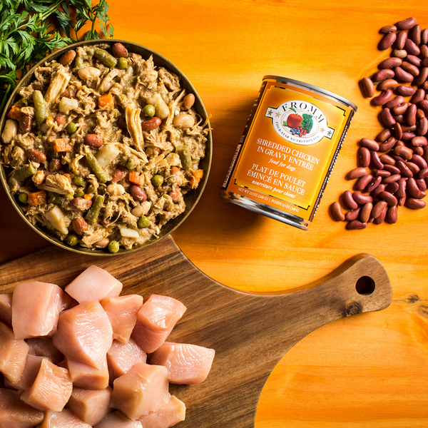 Fromm Four Star Shredded Chicken in Gravy Entree Canned Dog Food