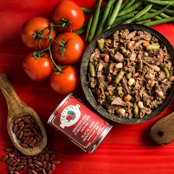 Fromm Four Star Shredded Beef in Gravy Entree Canned Dog Food