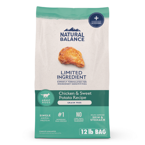 Natural Balance Limited Ingredient Grain Free Dry Dog Food, Chicken & Sweet Potato Recipe