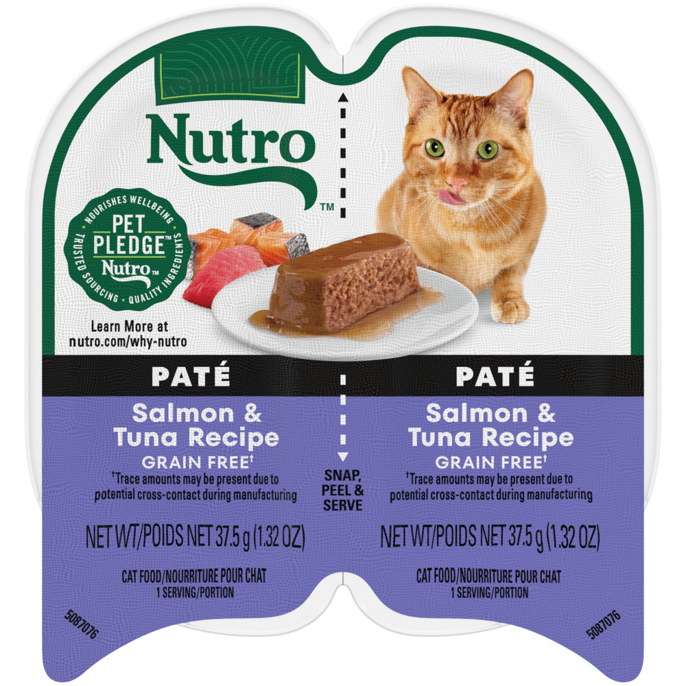 Nutro Perfect Portions Grain-Free Salmon & Tuna Recipe Cat Food Trays