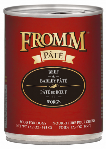 Fromm Beef & Barley Pate Canned Dog Food