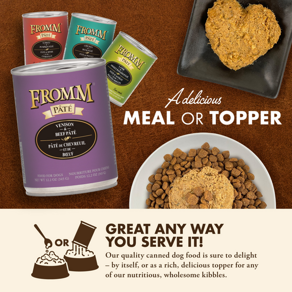 Fromm Venison & Beef Pate Canned Dog Food