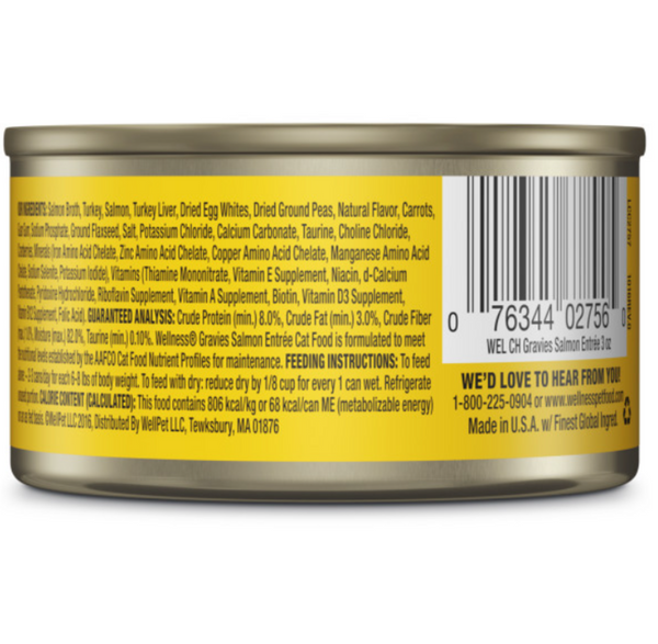 Wellness Complete Health Gravies Salmon Entree Wet Cat Food