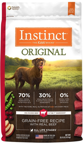 Instinct Original Grain Free Recipe with Real Beef Natural Dry Dog Food