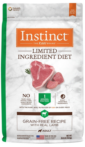 Instinct Limited Ingredient Diet Grain-Free Real Lamb Dry Dog Food