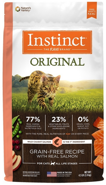 Instinct Original Grain Free Salmon Dry Cat Food