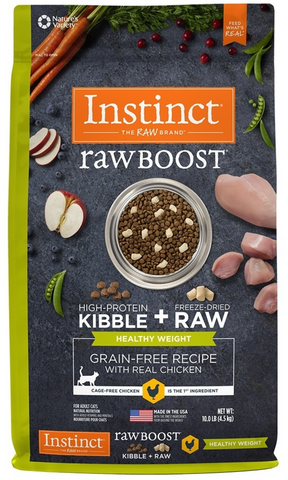 Instinct Raw Boost Healthy Weight Grain-Free Chicken Dry Cat Food