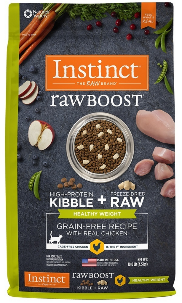 Instinct Raw Boost Grain Free Healthy Weight Chicken Dry Cat Food