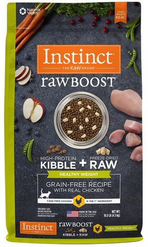 Instinct Raw Boost Grain Free Healthy Weight Chicken Dry Cat Food