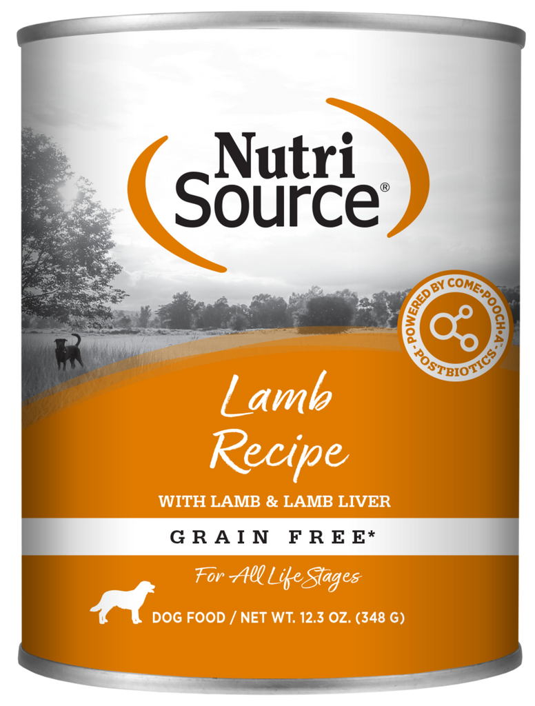 NutriSource Grain Free Lamb Formula Canned Dog Food