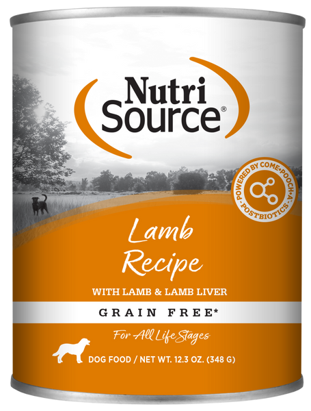 NutriSource Grain Free Lamb Formula Canned Dog Food