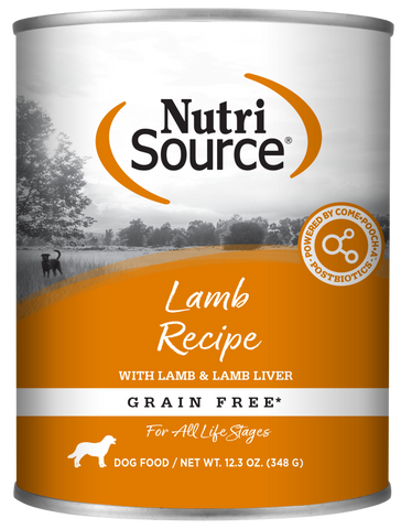 NutriSource Grain Free Lamb Formula Canned Dog Food