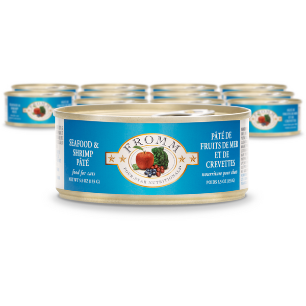 Fromm Four Star Seafood & Shrimp Pate Canned Cat Food