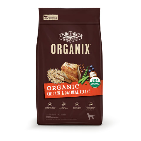 Castor and Pollux Organix Organic Chicken and Oatmeal Dry Dog Food