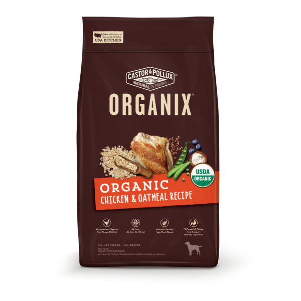 Castor and Pollux Organix Organic Chicken and Oatmeal Dry Dog Food