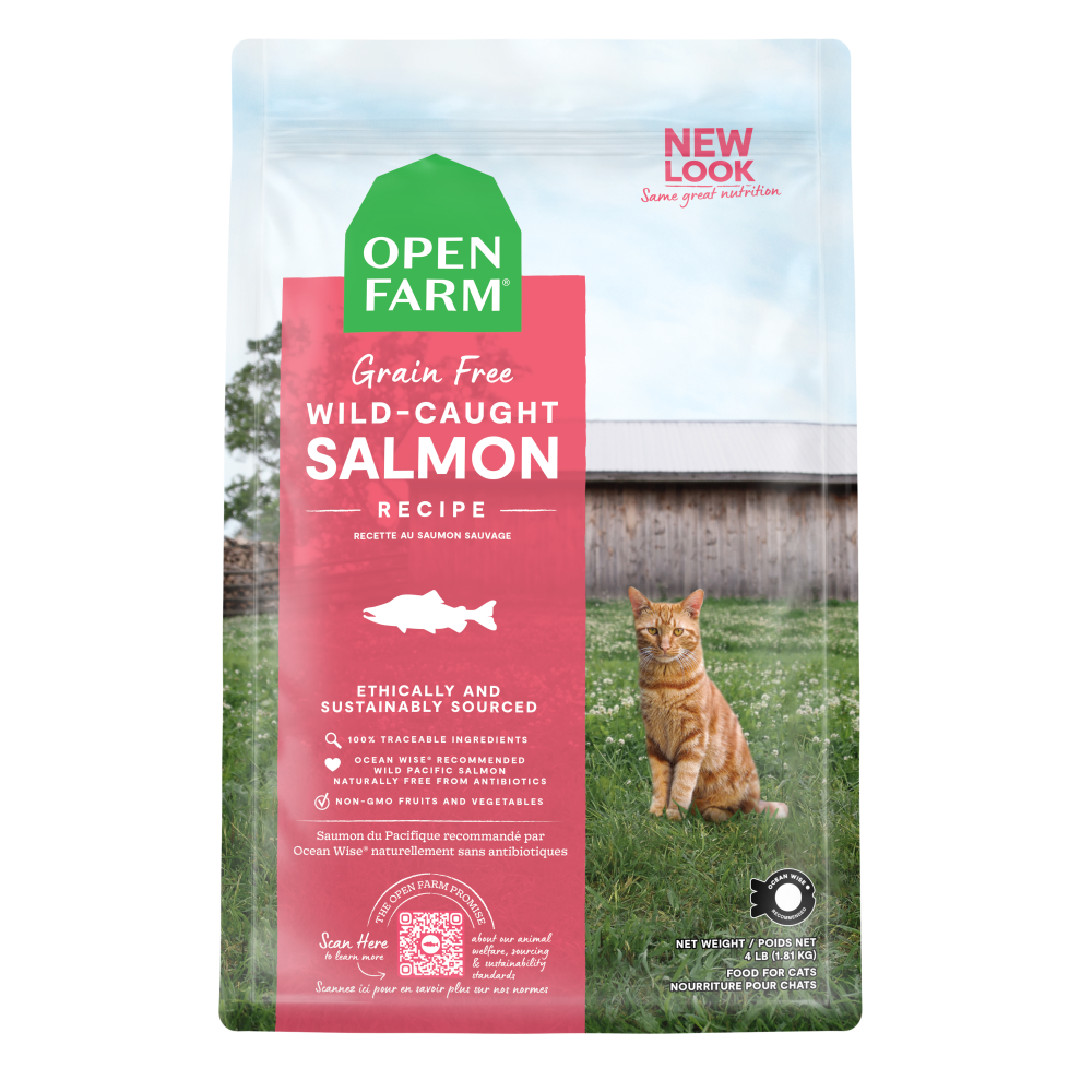 Open Farm Grain Free Wild Caught Salmon Dry Cat Food