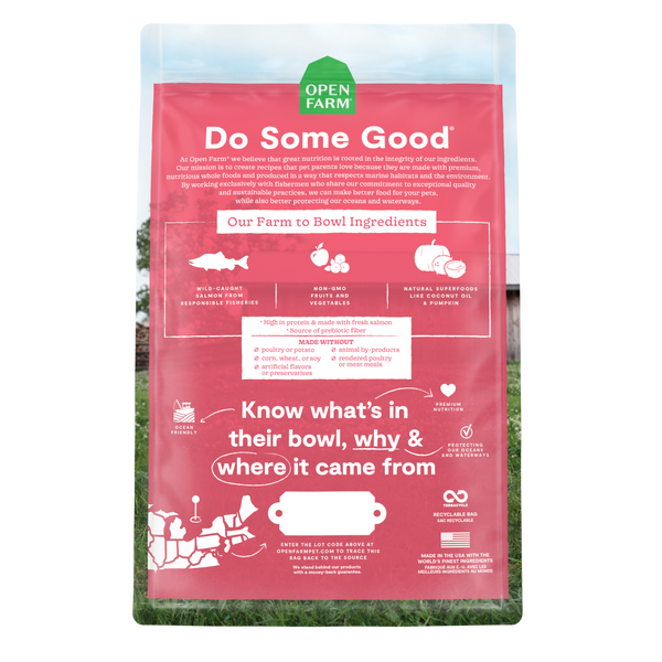 Open Farm Grain Free Wild Caught Salmon Dry Cat Food