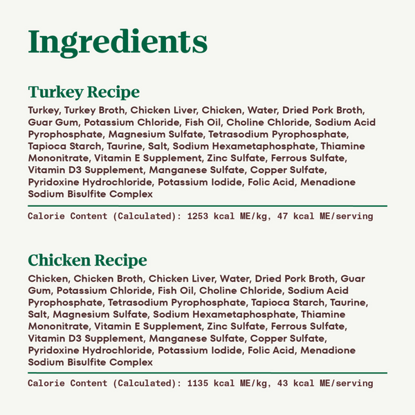 Nutro Perfect Portions Grain Free Turkey Pate and Chicken Pate Wet Cat Food Tray Variety Pack
