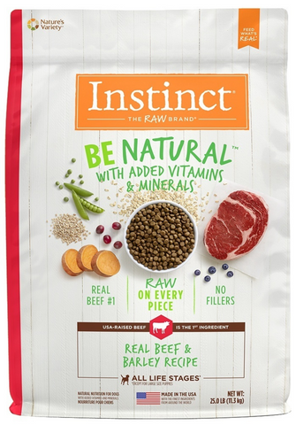 Instinct Be Natural Real Beef & Barley Dry Dog Food