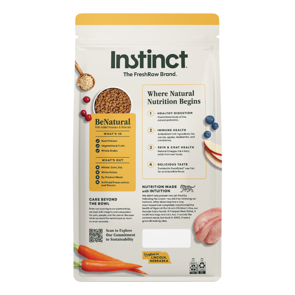 Instinct Be Natural Chicken and Brown Rice Dry Dog Food