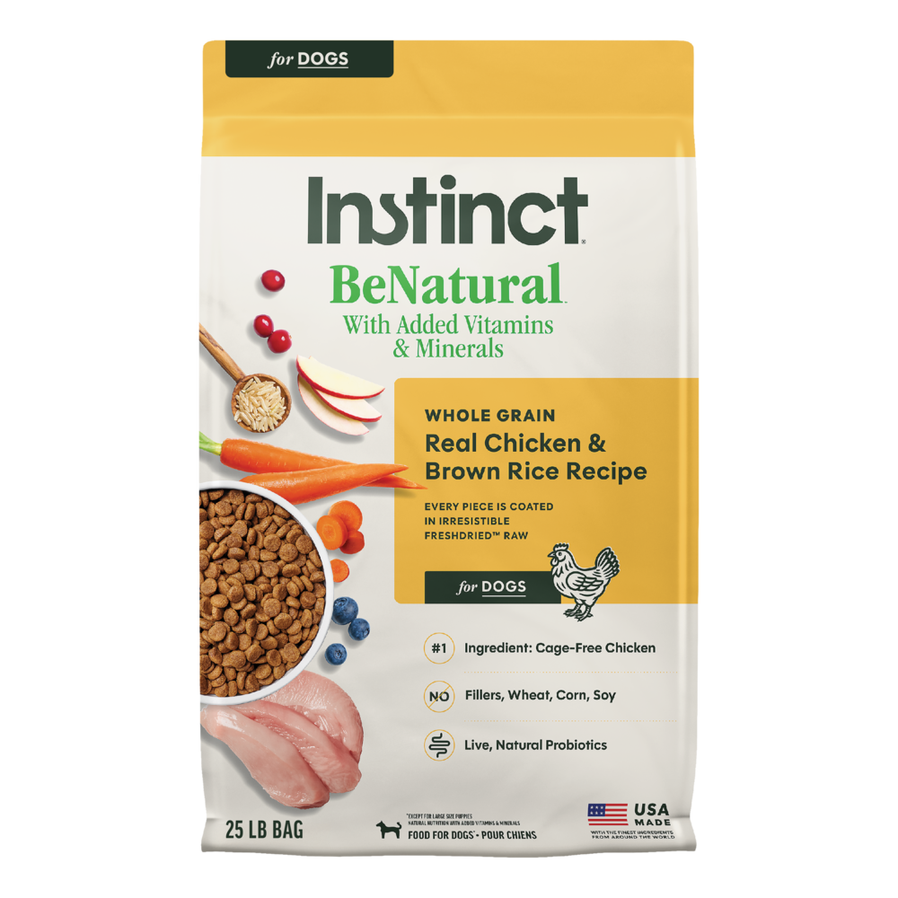 Instinct Be Natural Chicken and Brown Rice Dry Dog Food