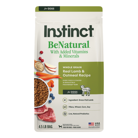 Instinct Be Natural Lamb and Oatmeal Dry Dog Food