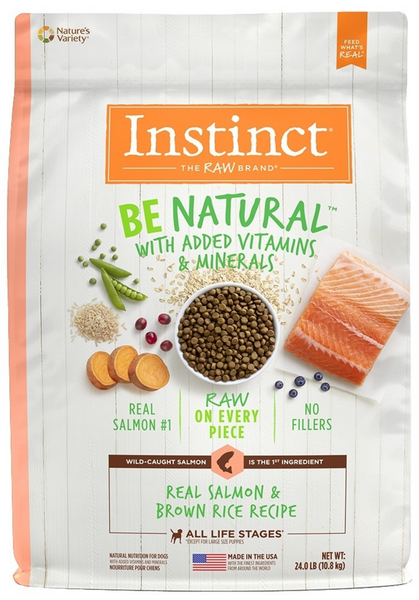 Instinct Be Natural Real Salmon and Brown Rice Dry Dog Food