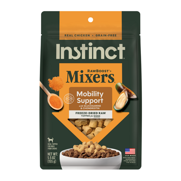 Instinct Raw Boost Grain Free Freeze Dried Mobility Support Dog Food Topper