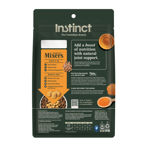 Instinct Raw Boost Grain Free Freeze Dried Mobility Support Dog Food Topper
