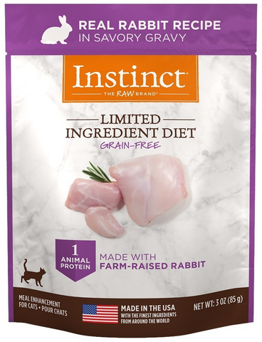 Instinct Limited Ingredient Diet Grain Free Rabbit Wet Cat Food Topper